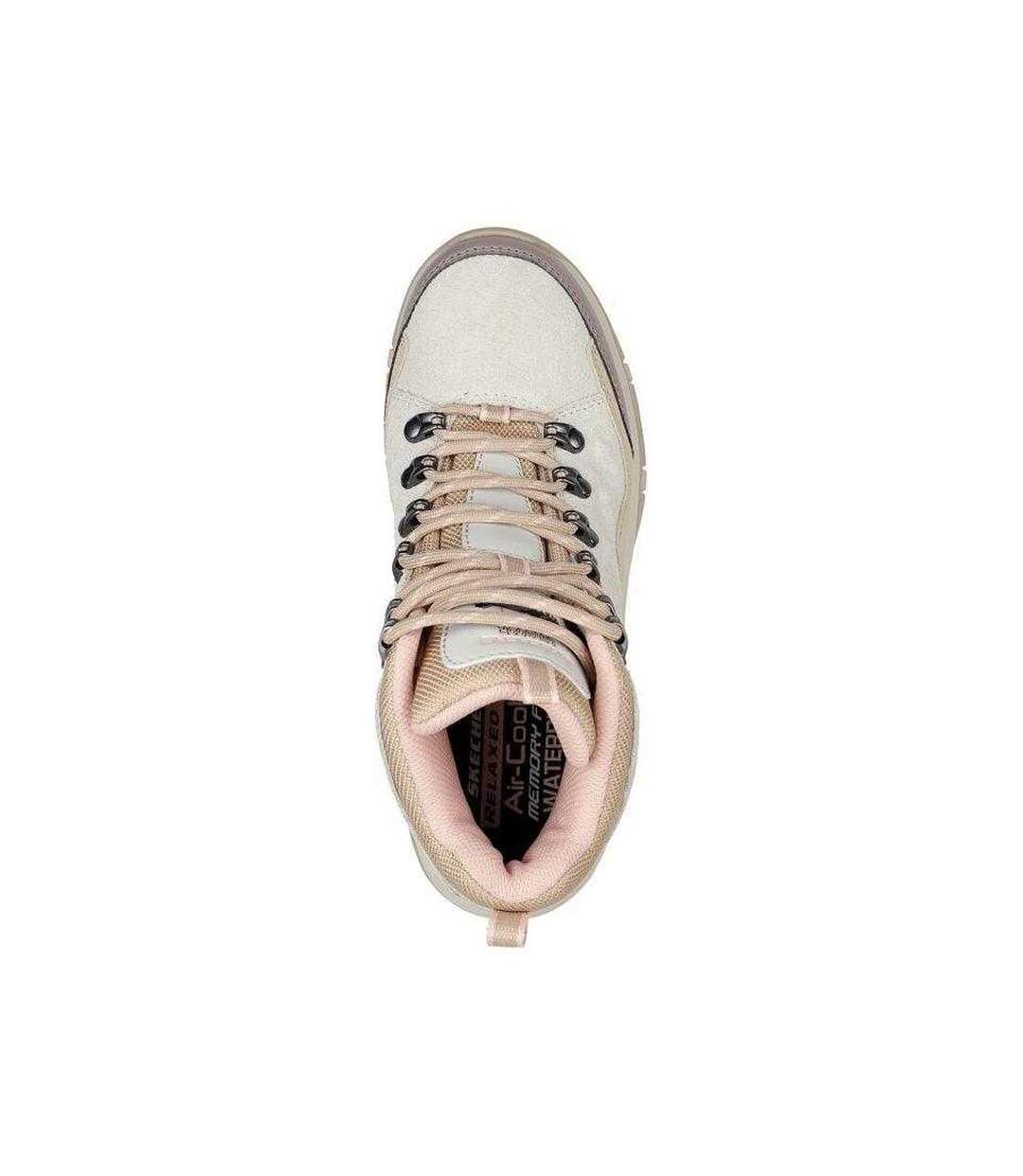 Baskets Trego Rocky Mountain Femme Beige Crème Skechers-4