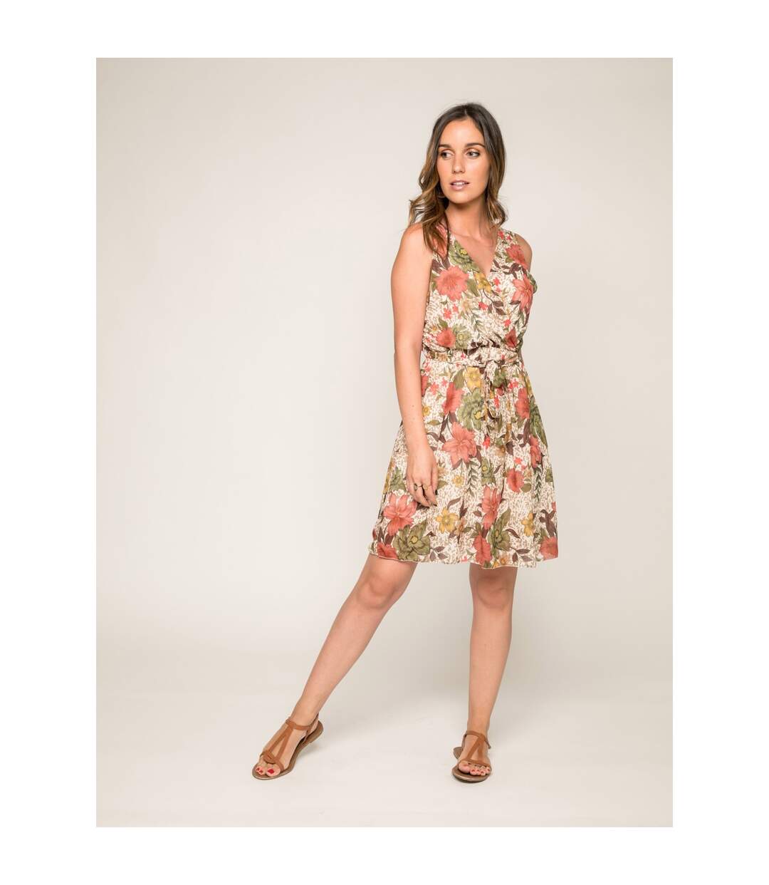 Robe courte imprimée ILOT - Dona X Lisa-4