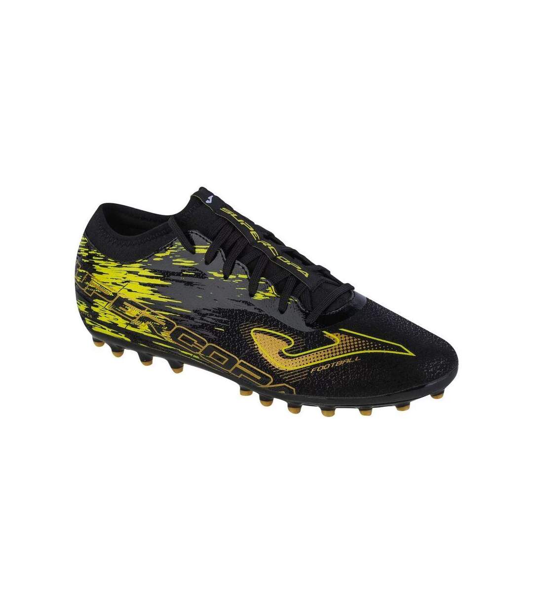 Chaussures De Foot Super Copa Homme Noir Jaune Joma-3