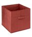 Boîte de Rangement Carrée Velours Mix n'Modul 31x31cm Terracotta-1