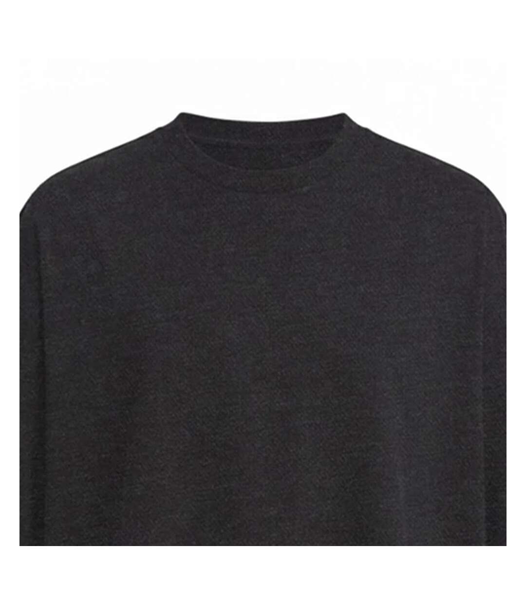 Mens Boxy Heavyweight Cropped T-shirt Washed Black Awdis-3