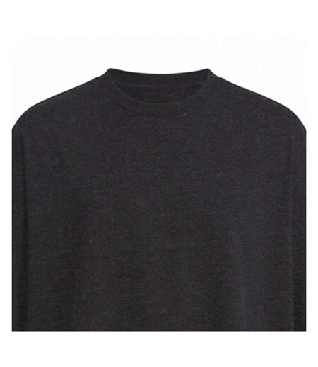Mens Boxy Heavyweight Cropped T-shirt Washed Black Awdis