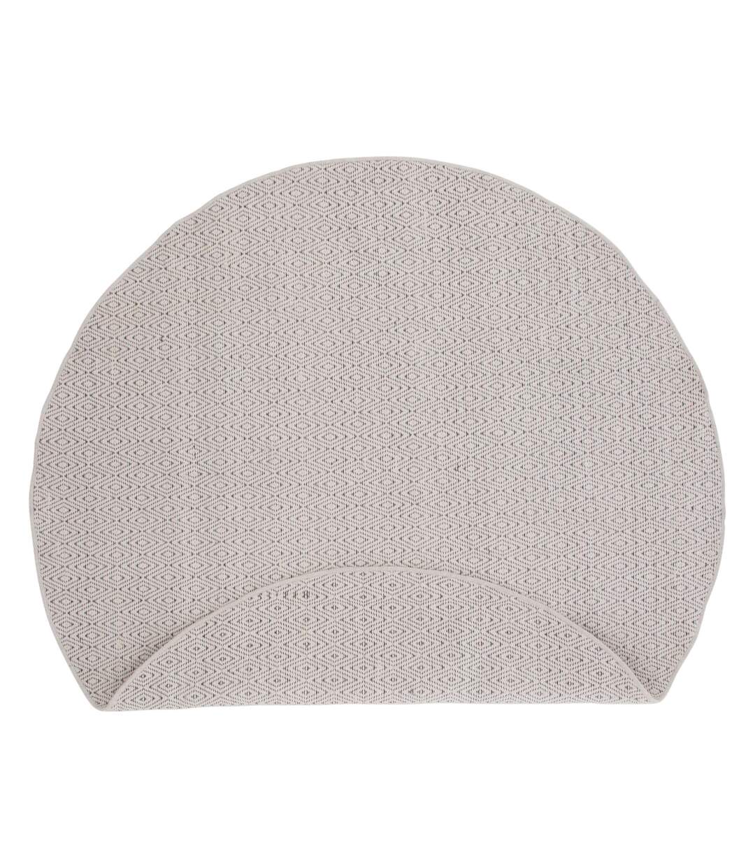 Tapis en polyester et laine beige Julana Diamètre 200 cm-3