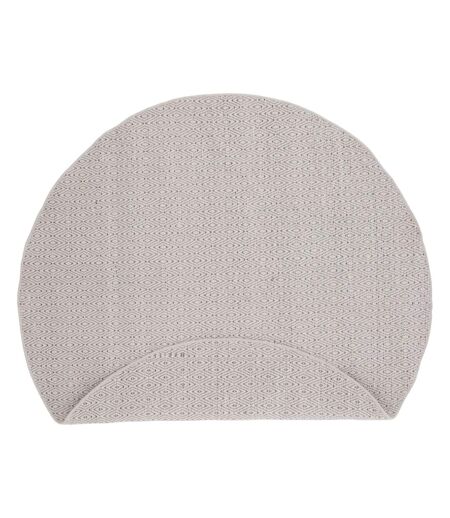 Tapis en polyester et laine beige Julana Diamètre 200 cm