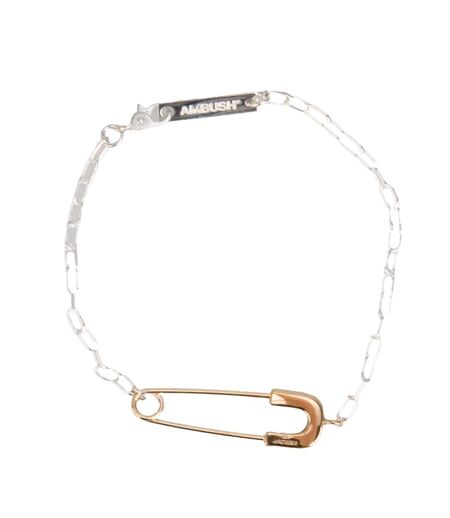 Safety Pin Bracelet One Size Gold Ambush