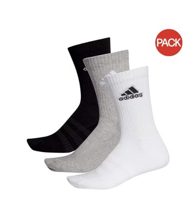 Chaussettes adulte blanc / gris / noir Adidas