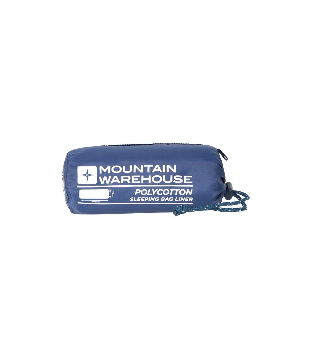 Polycotton sleeping bag liner one size blue Mountain Warehouse-3