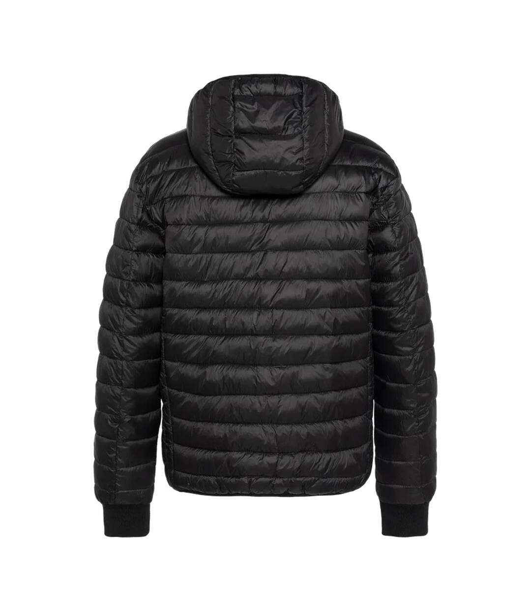 Doudoune noire homme schott expresso-2
