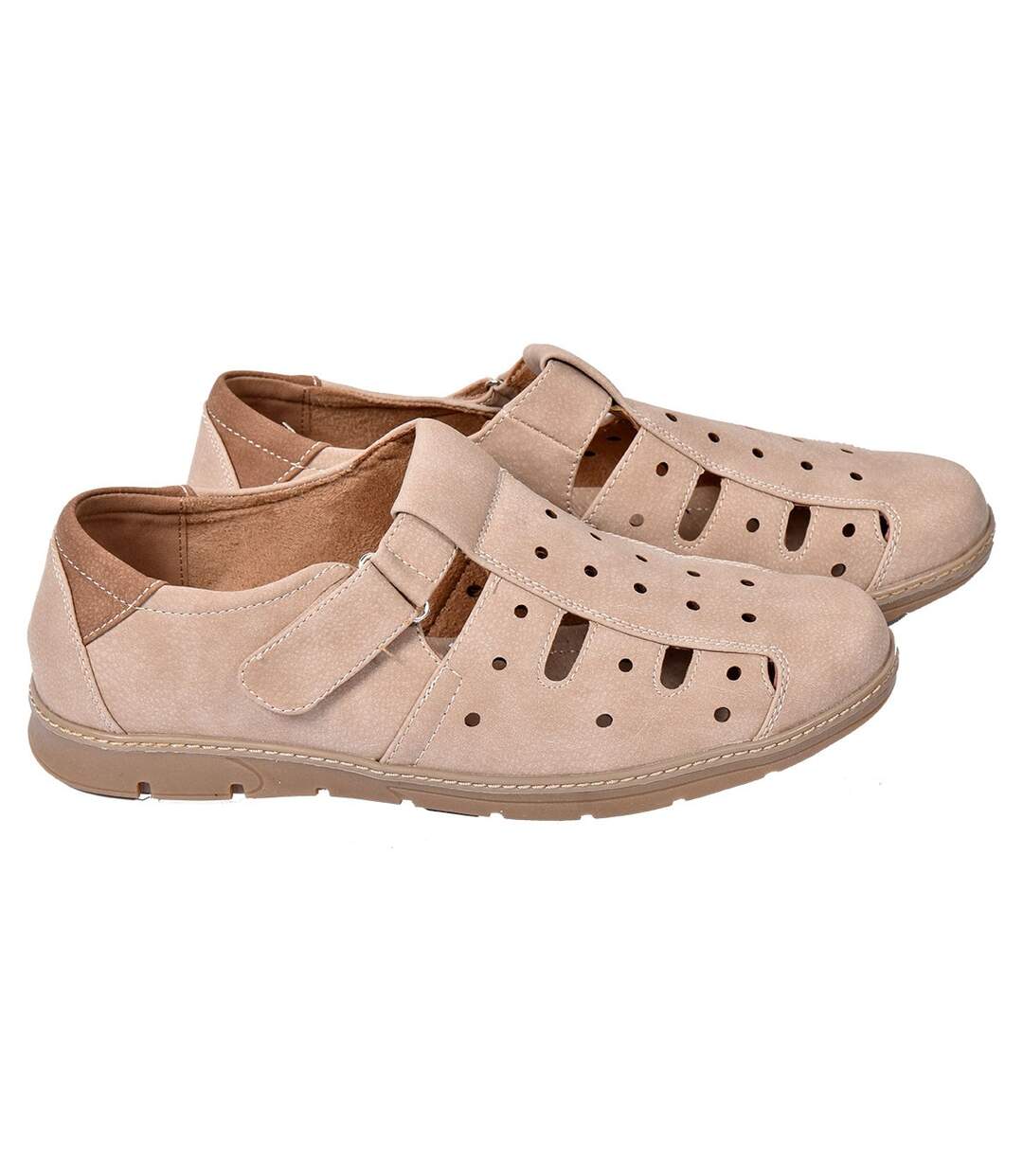 Mocassins pour Homme Doublure CUIR PREMIUM SCRATCH U6713 BEIGE-3