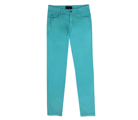 Pantalon Ultra Stretch Bleu Aqua – Effet Jean & Confort Absolu