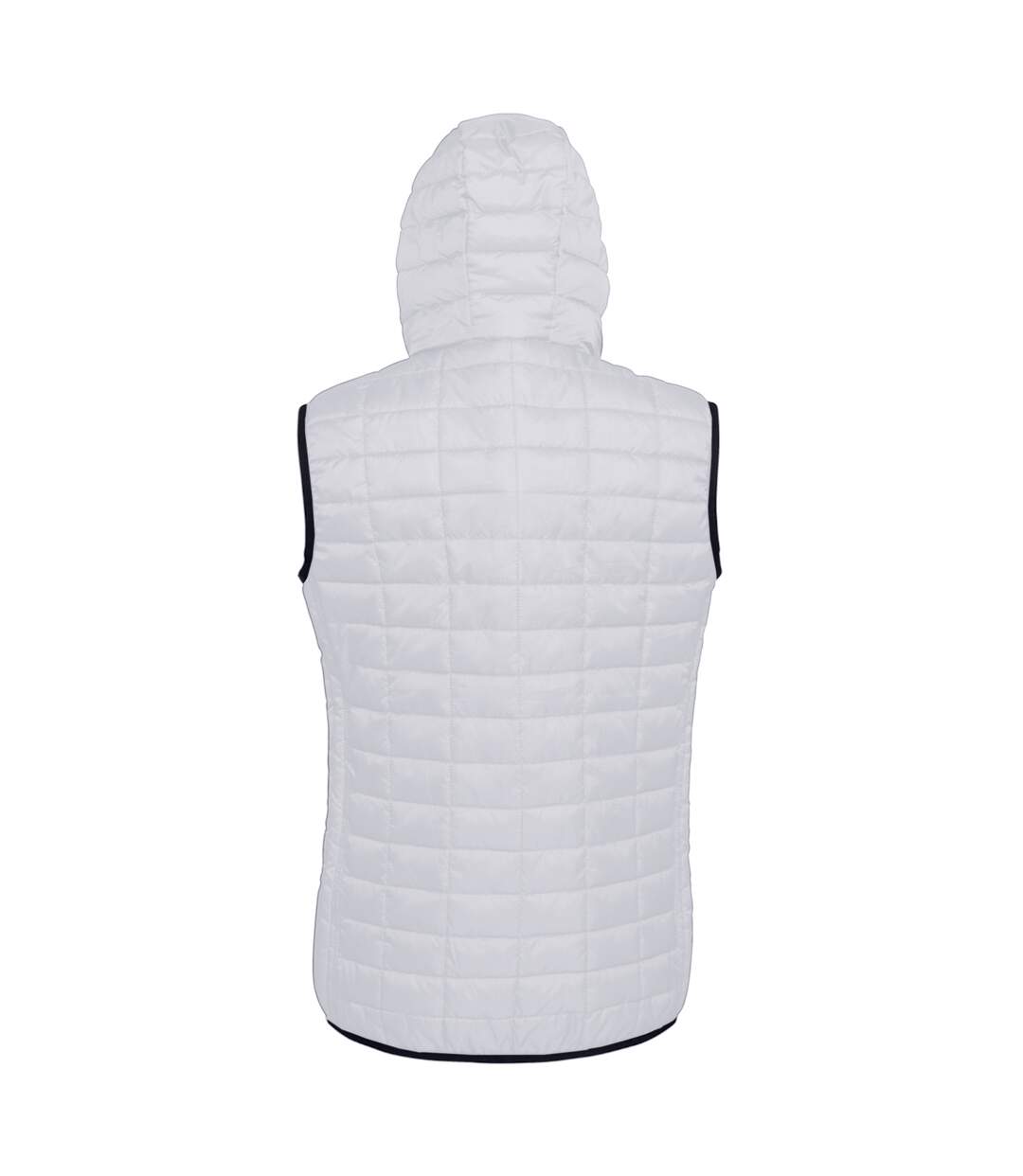 Honeycomb gilet sans manche zippée femme blanc 2786-2