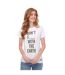 Womens/ladies Regular T-shirt White Armani-1