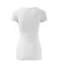 T-shirt Glance Femme Blanc Malfini-2