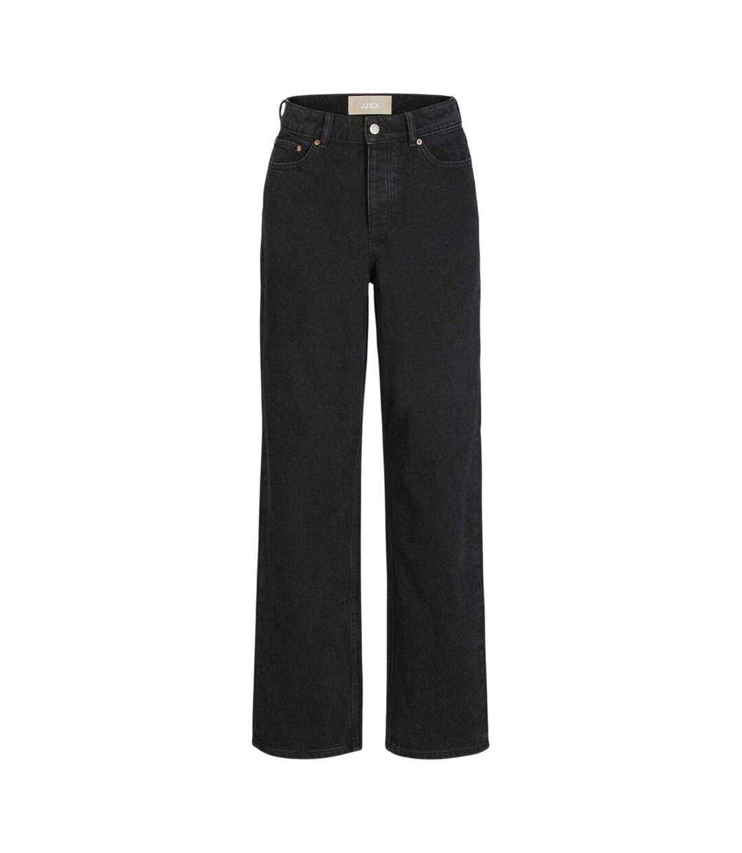 Womens/ladies Loose Jeans Black Denim JJXX-2