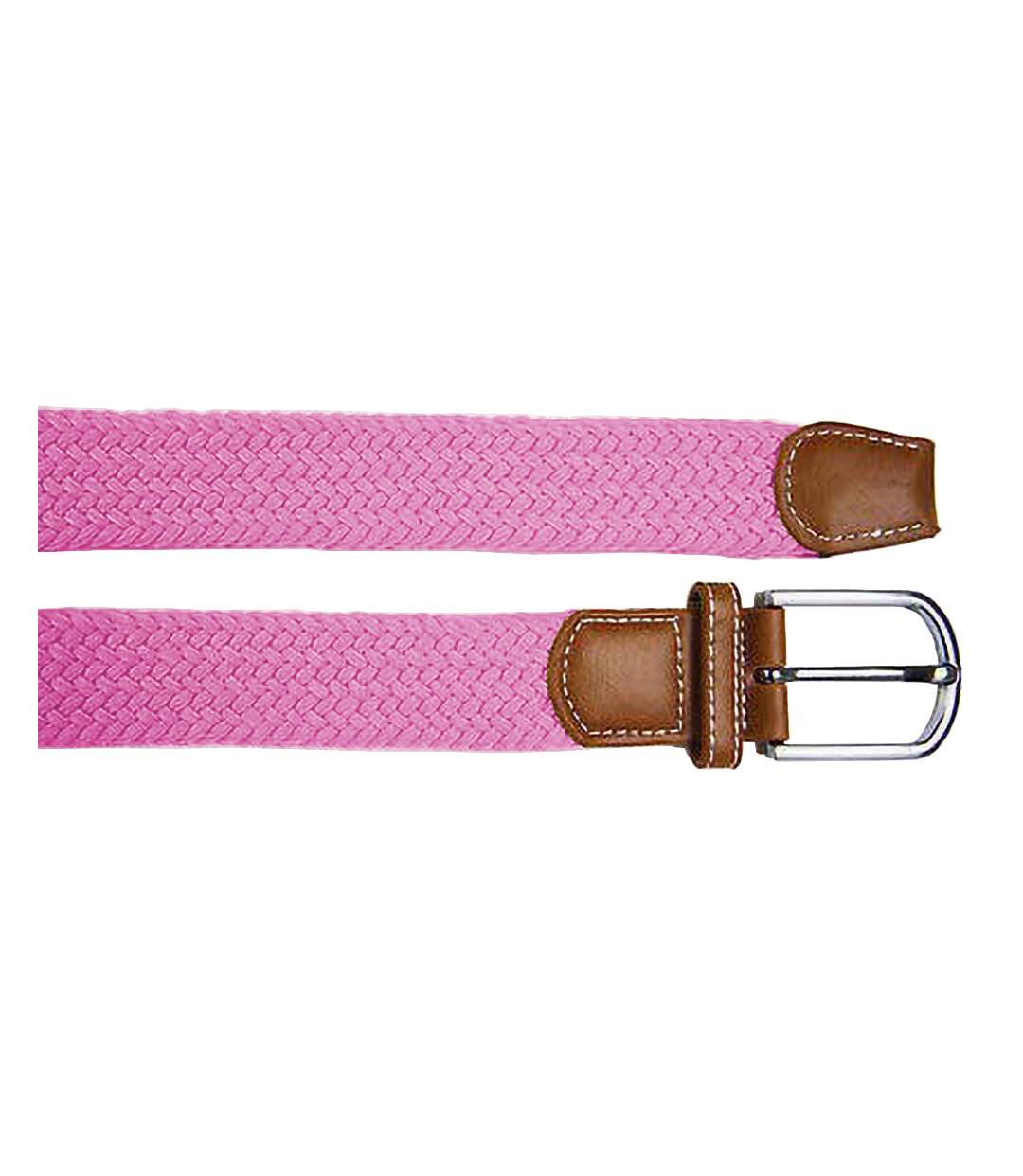Asquith & Fox Mens Woven Braid Stretch Belt (Pink Carnation) - UTRW4913-2