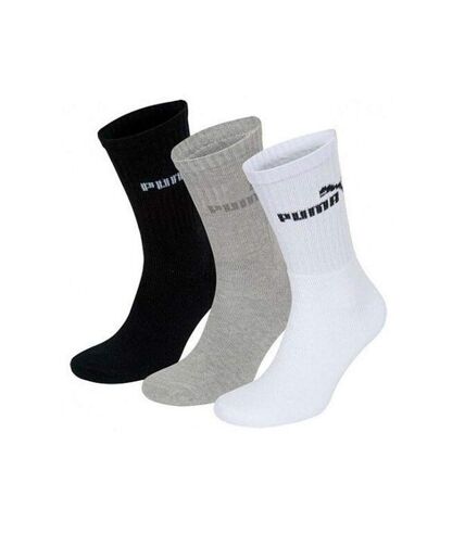 x3 Paires de Chaussettes Noires/Grises Puma 7308325 - 35/38