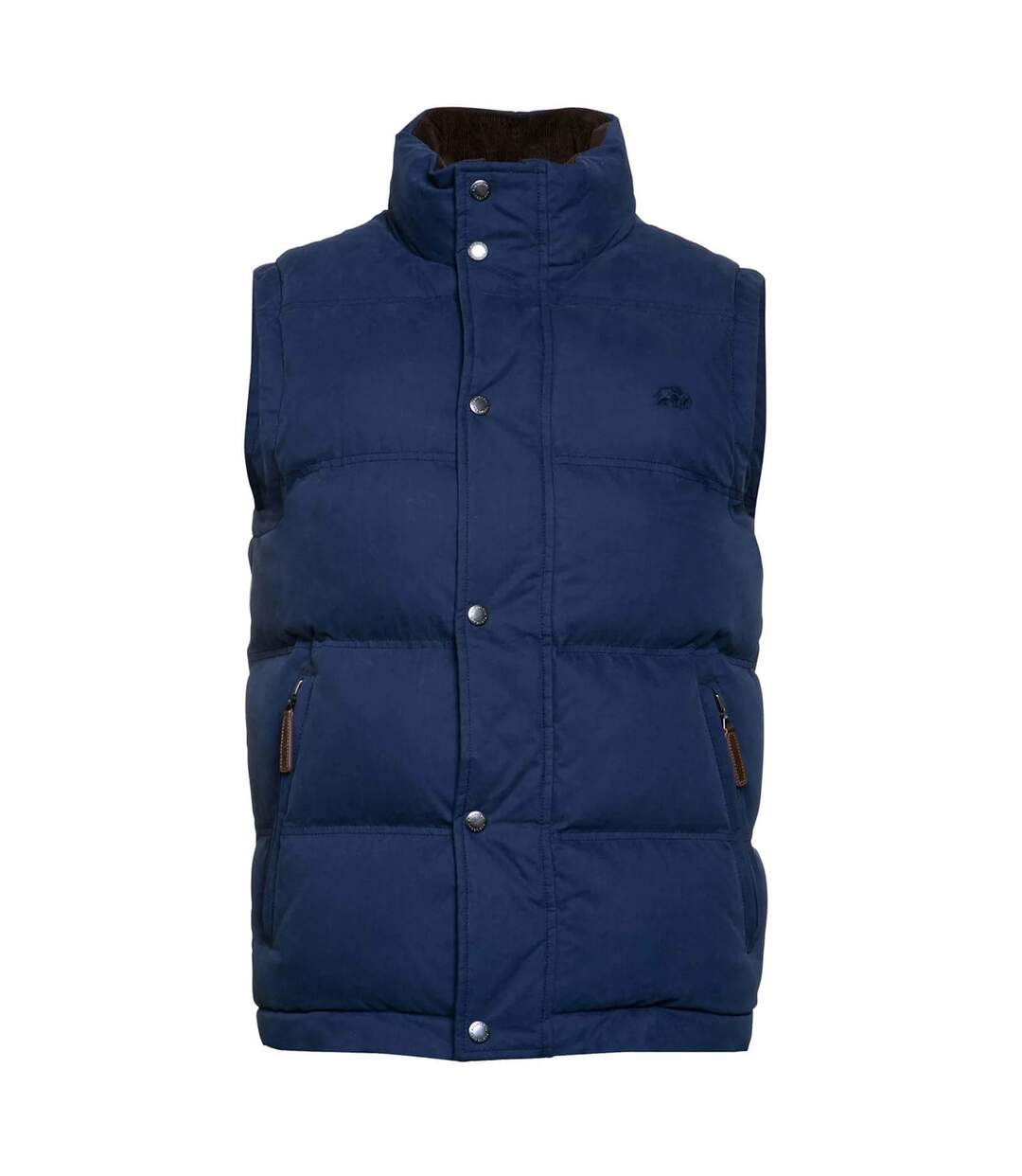 Mens classic padded gilet navy Raging Bull-1