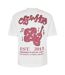 T-shirt Motif/style Imprimé Graphique Homme Blanc Rouge Off White-2
