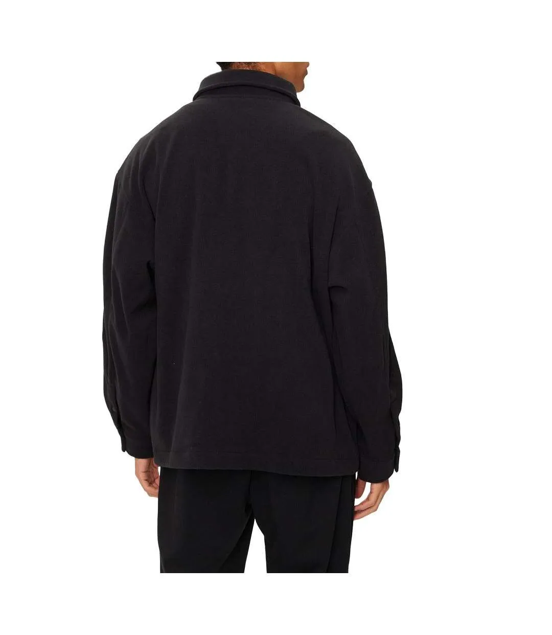 Veste noire homme adidas polar shirt-2