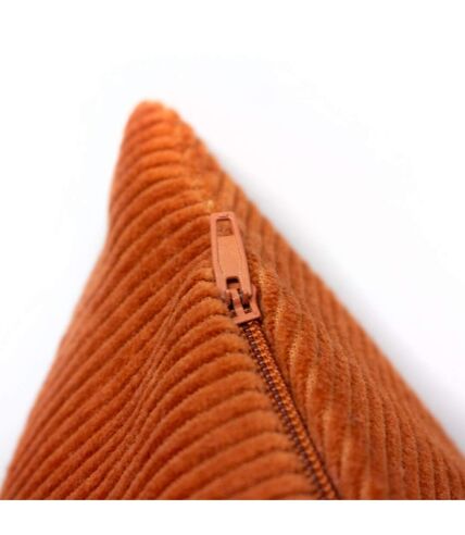 Furn Jagger Geometric Design Curdory Cushion Cover (Rust) (One Size)