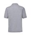 Russell Mens Polycotton Pique Polo Shirt (Light Oxford)