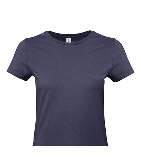 Womens/ladies #e190 T-shirt Navy Blue B&C