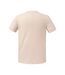 Mens Essential Cotton T-shirt Sandstone Jerzees-3