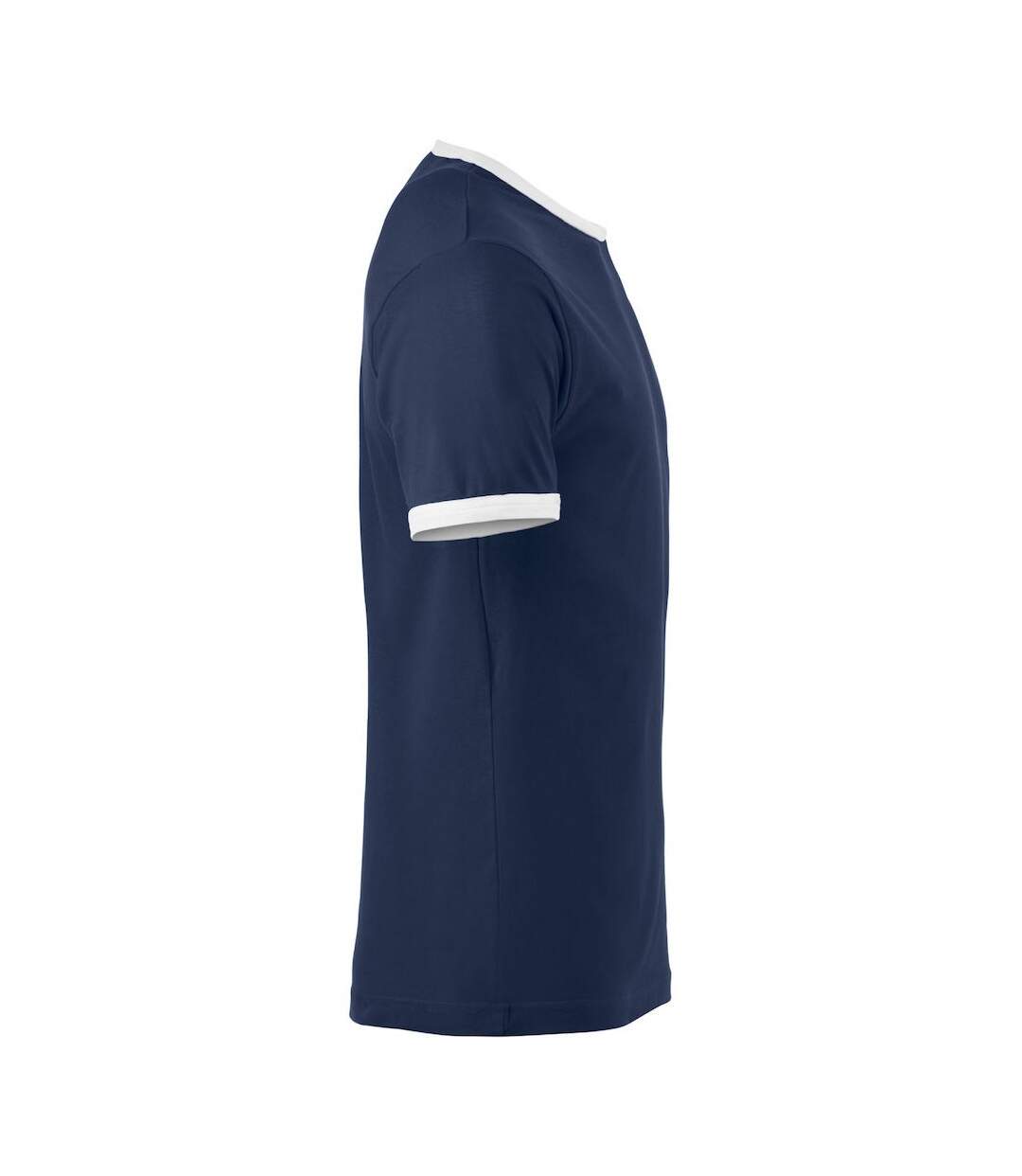 T-shirt Nome Adulte Bleu Marine Blanc Clique-4
