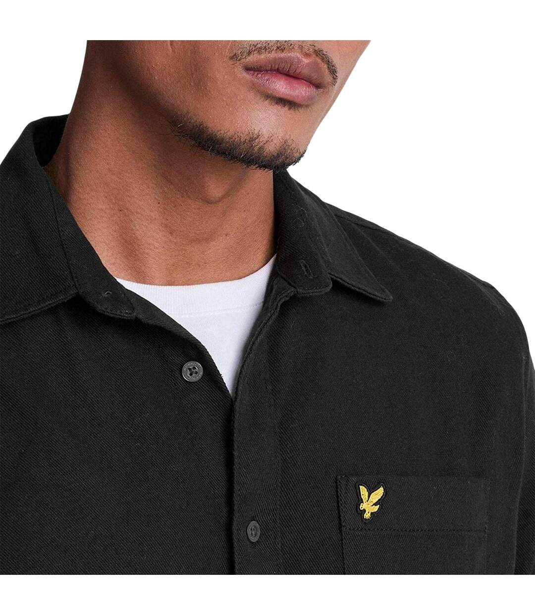 Chemise Motif/style Logo Homme Noir Lyle & Scott-3