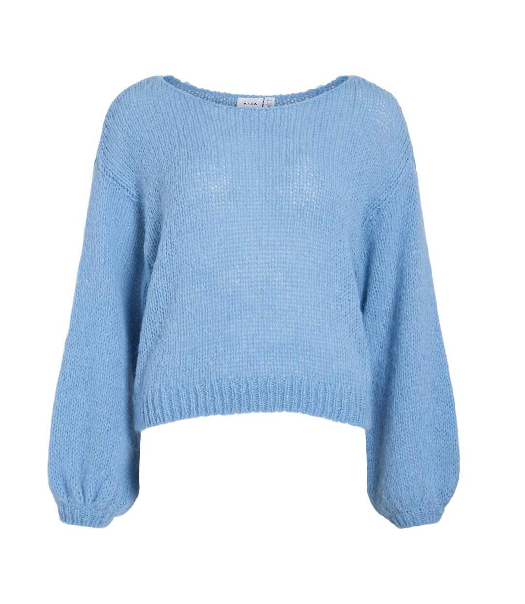 Pull bleu femme vila choca-1