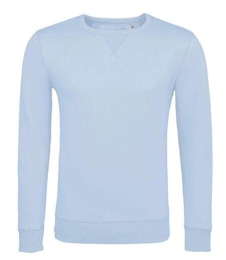 Sweat shirt col rond - Homme - 02990 - bleu crémeux pastel