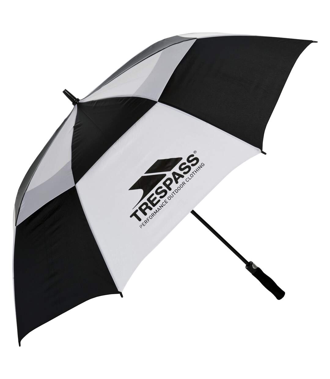 Catterick parapluie automatique taille unique noir/blanc Trespass-1