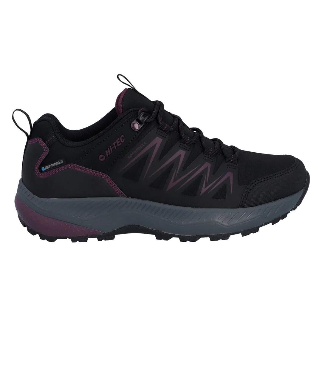 Baskets Stealth Trail Femme Noir Violet Hi-Tec-4