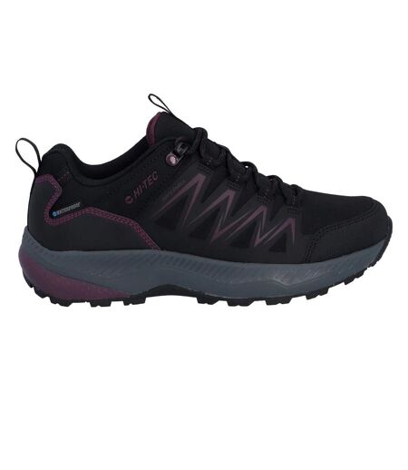 Baskets Stealth Trail Femme Noir Violet Hi-Tec