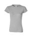 T-shirt Softstyle Femme Gris Chiné Gildan-1