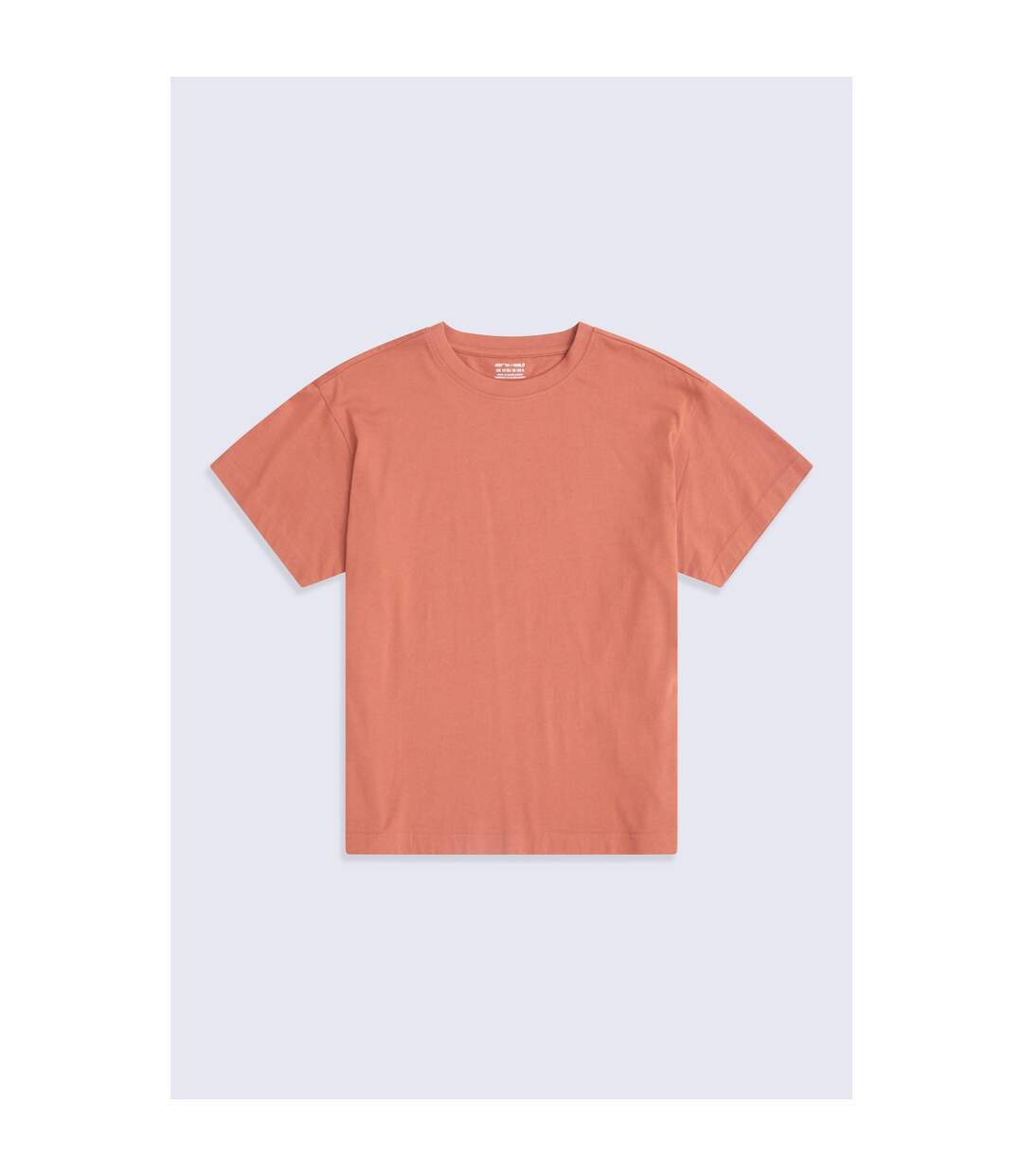 Womens/ladies Idol Relaxed Fit T-shirt Rust Animal-1