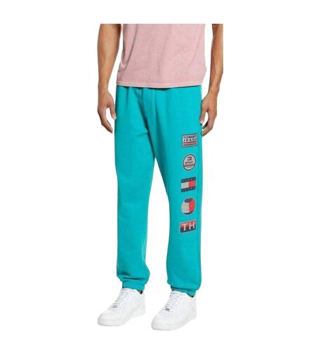 Pantalon De Jogging Motif/style Logo Homme Turquoise Vif Tommy Hilfiger