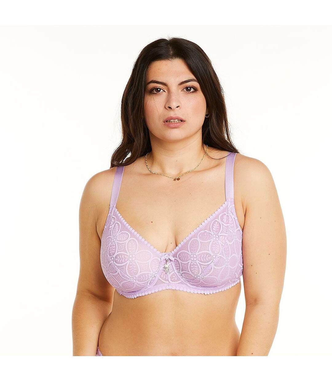 Soutien-gorge à armatures grand maintien lilas Entracte