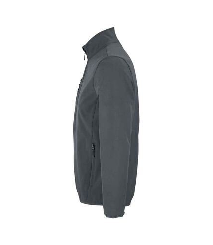 SOLS Mens Falcon Recycled Soft Shell Jacket (Charcoal) - UTPC5029