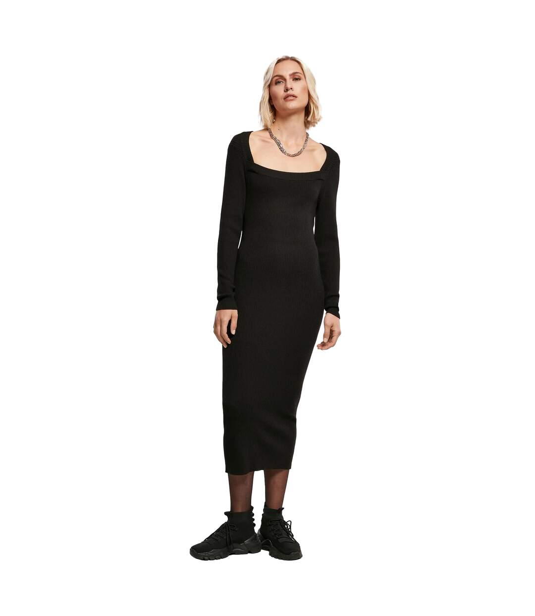 Robe Femme Noir Urban Classics-1