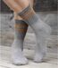 Pack of 5 Pairs of Men's Sports Socks - Black Grey