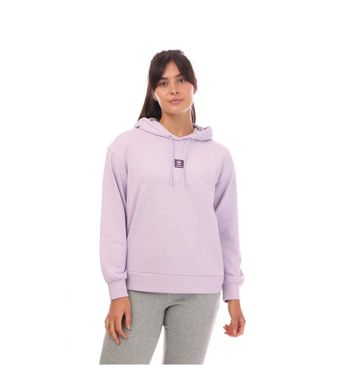 Sweat à capuche femme lilas Timberland-1