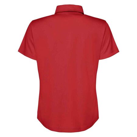 Polo femme rouge feu Awdis