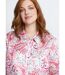 Chemisier long droit boutonné en satin-5