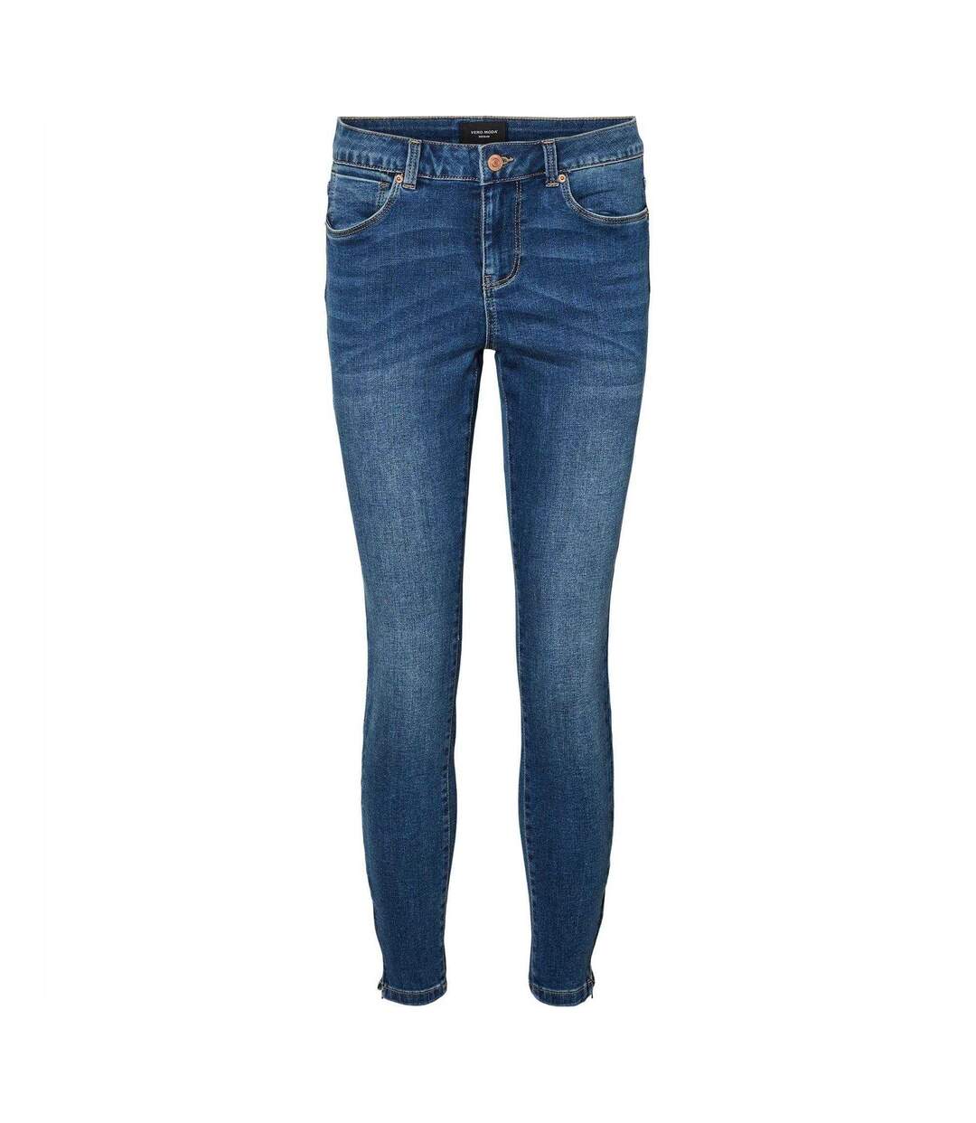 Jean Tilde Femme Bleu Moyen Vero Moda-2