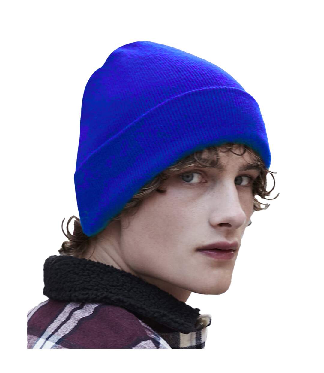 Bonnet original bleu roi vif Beechfield-2