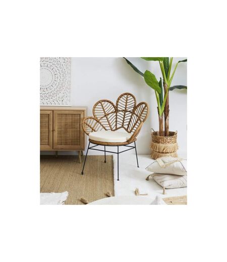 Fauteuil Design Honolulu 91cm Naturel