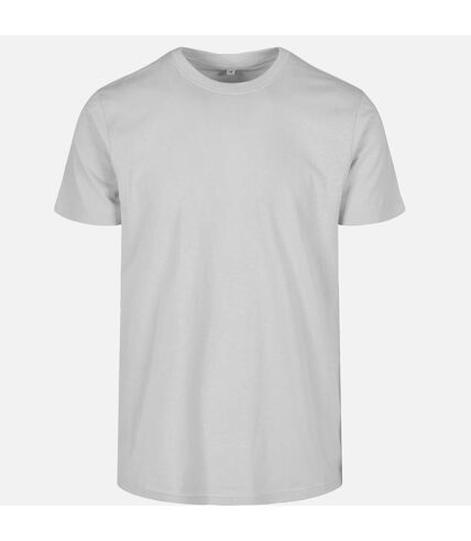 Build Your Brand Mens Basic Round Neck T-Shirt (White) - UTRW8520