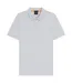 Polo Motif/style Logo Rectangulaire Passenger Homme Gris Clair Boss-2