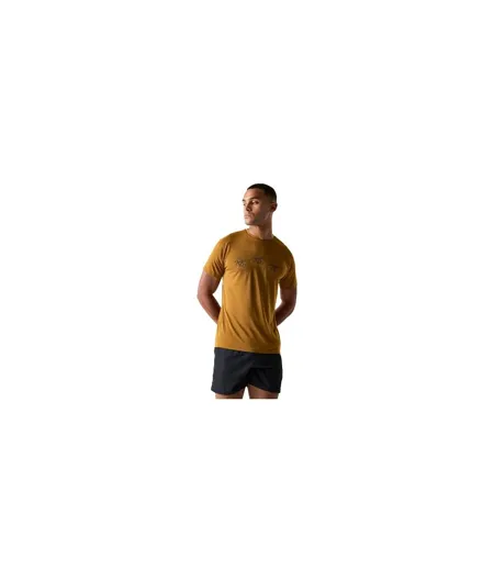 Mens Tech Ii Bicycle T-shirt Dark Cumin Yellow Dare 2B